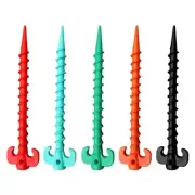 10Pcs Heavy Duty Tent Nails Camping Tent Stakes Plastic Tent Pegs Outdoor Pegs