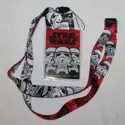 Star Wars StormTrooper Images Lanyard with Image Badge Holder & Helmet Dangle