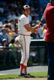 Brooks Robinson Baltimore Orioles looks on from the on-deck circle- Old Photo