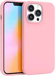 FELONY CASE - Pastel Pink iPhone 14 Pro Max Case -Liquid Silicone Phone Cover | Wireless Charging Compatible, 360° Shockproof Protective Case for Apple iPhone 14 Pro Max