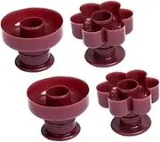 ARTIBETTER Sturdy Decorative Donut Molds Round Cake Molds Cake Making Baking Supplies Diy