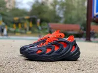 在飛比找Yahoo!奇摩拍賣優惠-ADIDAS ADIFOMQ 黑橘 透氣 襪套 洞洞鞋 休閑