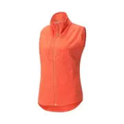 PUMA Womens Cloudspun Daybreak Golf Vest Hot Coral Heather Size Large