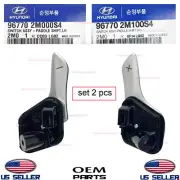OEM Paddle Shift Shifter Control Switch Left & Right Silver 10-12 Genesis Coupe