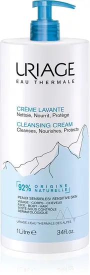 Uriage Cleansing Cream Sensitive Skin New Formula 1 Liter