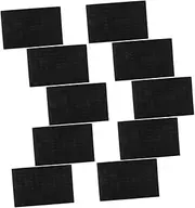 Kisangel 10pcs Box Sponge Mat Big Spool Equipment Duck Row Clip Bracket Hanging Burner Car Console Punch- Bracket Ceiling Bracket Storage Cup Holder Protector Gears Rv Pandas Black