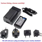 CGR-D120 Battery or AC Travel Charger for Panasonic PV-GS13 PV-GS14 PV-GS15 NEW