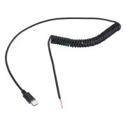 Type C Male 2Pin Pigtail Cable Power Cord 2Pin Bare Wire for 5V Devices