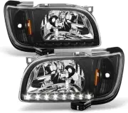 For 2001 2002 2003 2004 Toyota Tacoma Headlights w/LED Lights 2in1 Corner Signal (for: Toyota)