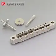 NEW Gotoh Ti104B ABR-1 Tune-o-matic Bridge M4 Posts Titanium Saddles - NICKEL