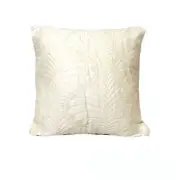 NNEDSZ Rapee Decoration Cushion Cover Tux Leaf - Ivory 50 x 50 cm