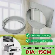 Exhaust Hose Tube Interface Connector Portable Air Conditioner Window Kit NEW