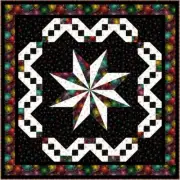 Quilt Kit - Grand Finale - 52" X 52" Light Up The Sky Quilt