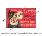 1938 CURTISS SEVEN DWARFS CANDY DROPS metal tin sign pretty bedroom ideas