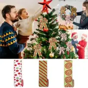 Christmas Silk Ribbon 6.3cm Polka Dot Swirl Fabric Ribbon Christmas DIY