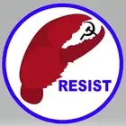 RESIST MAINE TAKEOVER - LOBSTER CLAW CRUSHING HARD LEFT Sticker 2-Pack $2.99