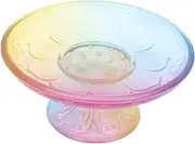 Fruit Dish Candy Dishes Decorative Cake Tray Glass Fruit Bowl Temple Plate Blessing Fruit Tray Offering Fruit Tray Tribute Offering Plate Blessing Fruit Tray Tall Fruit Bowl