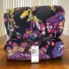 NWT Vera Bradley Throw Blanket In Midnight Wildflowers