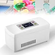 Insulin Cooler Refrigerated Box Mini Electric Insulin Cooler Refrigerated Box,LCD Display Insulin Cooler Case Drug Reefer Drug Constant Temperature Refrigerato,Battery*1