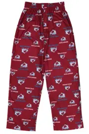 Outerstuff NHL Youth Boys Colorado Avalanche All-Over-Print Lounge Pajama Pants