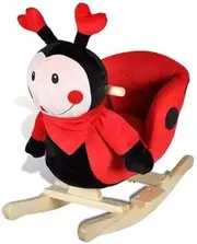 Soft Rocking Animal Ladybug Seat Wheels Baby Child Toy Animal Gift