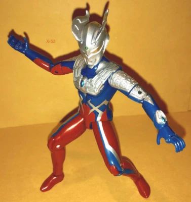 Ultraman Zero action figure 6 inch tall red blue ultra action hero ax BANDAI toy