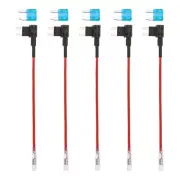 Fuse Tap 24V 12V Car Add A Circuit Fuse Tap with 15A Mini Fuses, 5pcs