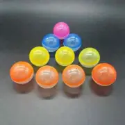 100x Empty Round Vending Machine Capsule-65mm Fillable Toys Plastic Container UK