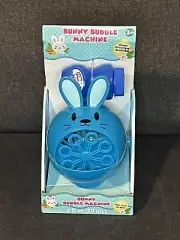 Bunny Bubble Machine - Blue - NEW! Blows Streams of Bubbles! Fun Toy! SEALED!