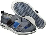 [gaoxiao] Extra Wide Diabetic Shoes for Women with Swollen Feet, Adjustable Edema Orthopaedic Sandals, Comfort Arthritis Plantar Fasciitis Bunions Walking Shoes(Size:42,Color:C)
