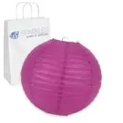 10 pcs 8" inch Chinese Paper Lantern - Fuchsia - Wedding Party Event jh