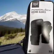 Everlast PowerLock2 Training Gloves - 14Oz - Black/Gray
