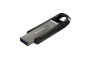 SANDISK 64GB Extreme GO USB3.2 Metal Flash Drive USB-A 400MB/s SecureAccess encryption software2 Lifetime Lifetime Black