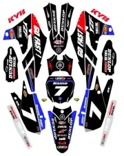 Graphics for 2019-2022 Yamaha YZ 250F YZ250F Decals Go Fast! Custom