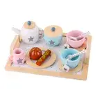 15pcs Afternoon Tea Set Toy Roles Play Wood Teacup Toy Early Educational daNIX⌖