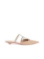 Valentino Garavani Smooth Leather Rockstud Wispy Mules