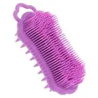 Silicone Shampoo Comb Men and Scalp Shower Scrubber Loofah