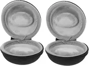 FOMIYES 2pcs Travel Watch Cases for Men Shockproof Wristwatch Holder with Lining Portable Watch Carrying Box for Everyday Use and Pressure Resistant Design