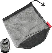 Mesh Bag | Adjustable Ventilated Drawstring Bag | Washable Sack Pack, Laundry Sack Stuff Bag for Laundry, Gym Clothes, Swimming, Camping