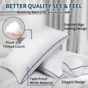 4 Pack New Luxury Soft Queen Bed Pillow - artsleeps