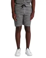 Karl Lagerfeld Paris Chevron Drawstring 8.5 Shorts