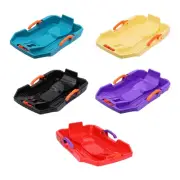 Kids Downhill Snow Sled with Brake Handles with 2M Rope Grass Sled