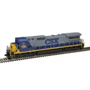 40005654 N-Scale GE Dash 8-40C - Front Ditch Lights CSX #7586