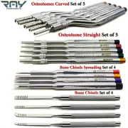 Dental Sinus Lift Implant Osteotomes OffSet Concave Tip Bone Chisels Preparation