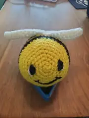 Bumble Bee Handmade Amigurumi Stuffed Toy Knit Crochet Plush