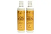 Raw Shea Butter Extra-Moisture Detangler by Shea Moisture for Unisex - 8 oz Detangler - Pack of 2