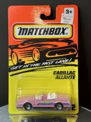 Matchbox Superfast 1990 MB #72 Pink Cadillac Allante' On Card