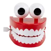 Teeth Walking Teeth Toy Wind Up-Funny Big Teeth Jump Teeth Clockwork Toy