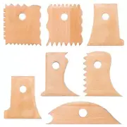 7 Pieces Pottery Tools Pottery Foot Shaper Tools Pottery Trimming Tools2511