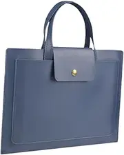 Ｓｉｍｈｏａ 13/14inch Laptop Bag Work Briefcase Bag Carry on Laptop Case PU Leather Briefcase Business Briefcase for Notebook Computer